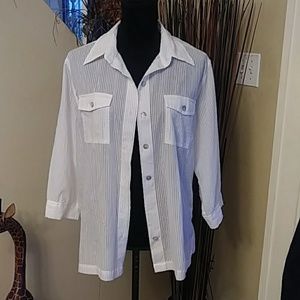 Chico's White Top Sz2